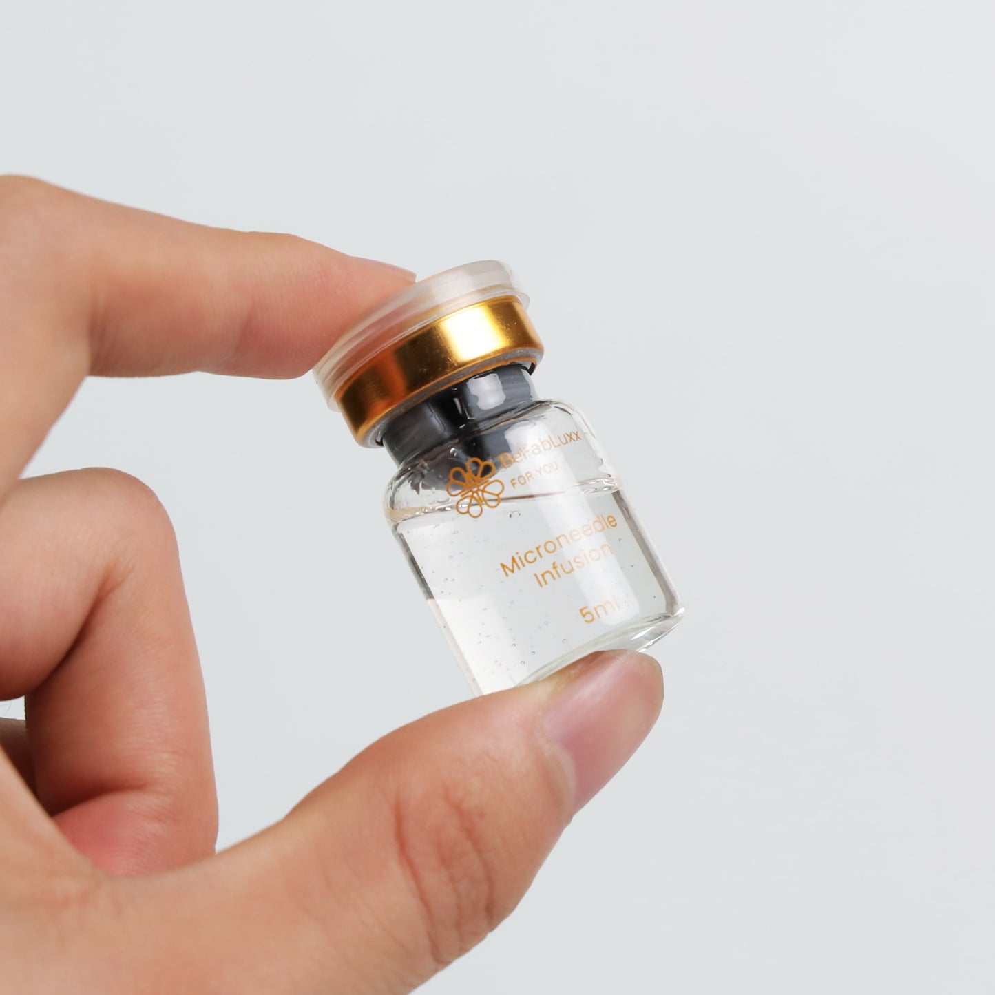 BeFabLuxx Cosmetic Micro-Infusion Kit | Derma Stamp 0.25 mm for Hydration, Plumping, Radiant Glow, Fine Line & Wrinkle Care – 5-Minute At-Home Skin care for  Face Lips & Neck