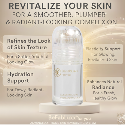 BeFabLuxx Micro-Infusion Facial System 0.5mm| At-Home Microneedling Serum Kit for Wrinkles, Hydration & Skin Renewal