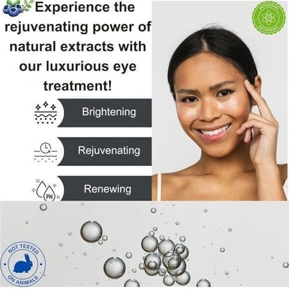 Under Eye Mask,Gel Pad (60 PCS) Blueberry Antioxidants Hyaluronic Acid Collagen