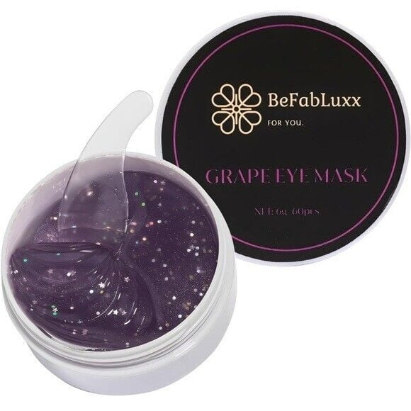 Under Eye Mask, Pad (60 PCS) Grape Patches Antioxidants Hyaluronic Acid Collagen