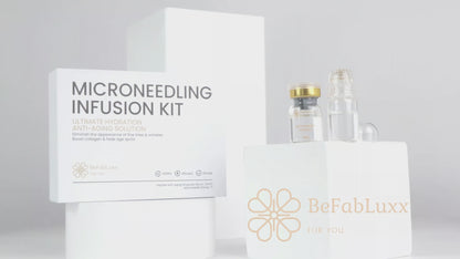 Micro-Infusion System, Best Microneedling Home Kit, Advanced Derma Facial Stamp, Peptide-Infused Hydrating Anti-Aging Serum At-Home Skincare Kit